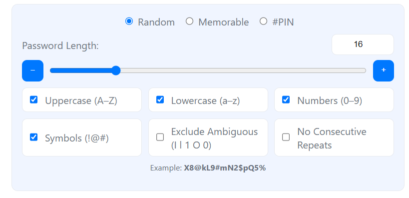 ResultBeat Pro Password Generator v4 Interface with Hindi Support - Modern security tool